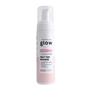 Glow One Hour Express Tan Mousse – Dark, 200 ml Australian Glow Itseruskettavat