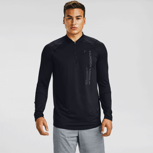 UA MK-1 Graphic 1/4 Zip, Black