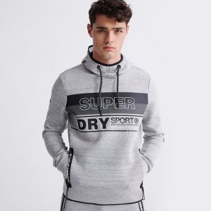 Gymtech Graphic Overhead, Light Grey Marl