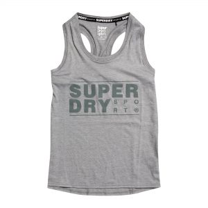 Core Sport Graphic Vest, Grey Marl