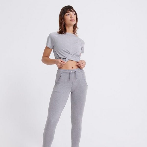 Studio Cross Tee, Grey Marl