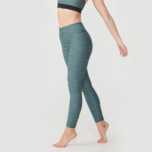 Wave Tights, Sea Green