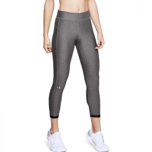 UA HG Armour Ankle Crop, Charcoal Medium Heat