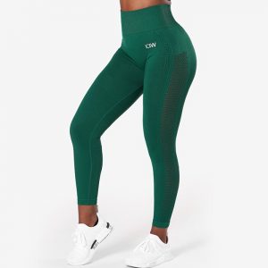 Dynamic Seamless 7/8 Tights, Forest Green