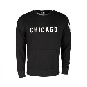 NBA Wordmark Crew Chicago Bulls, Black