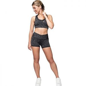 Cushy Hotpants, Black/Gray