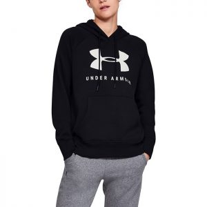 Rival Fleece Sportstyle Graphic Hoodie, Black