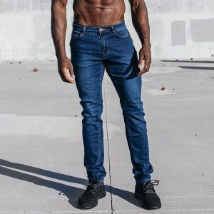 Men's Straight Athletic Fit, Medium Wash