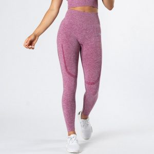 Queen Mesh 7/8 Tights, Mulberry Melange