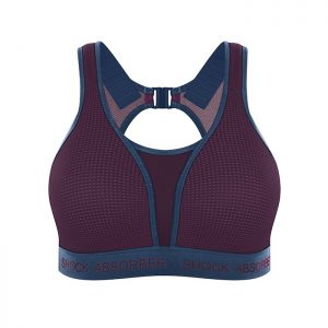 Ultimate Run Bra Padded, Cranberry Splash