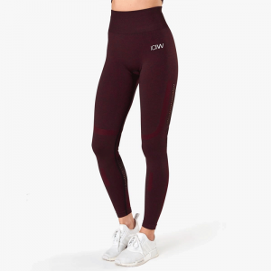Queen Mesh Tights, Burgundy Melange