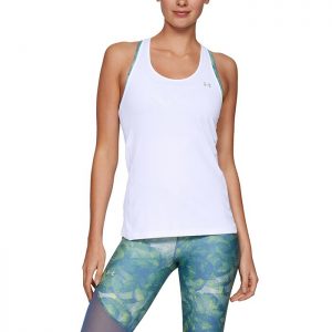 UA HG Armour Racer Tank, White