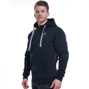 Star Mens Zip Hood, Navy
