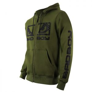 BAD BOY G.P.D. Hoodie, Green/Black