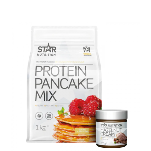 Protein Pancake mix, 1 kg + Protein Hazelnut Cream, 200 g