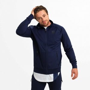 Varick Zip Jacket, Dark Navy
