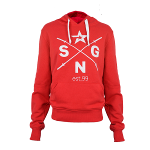 Star Nutrition Pullover Hood, Red