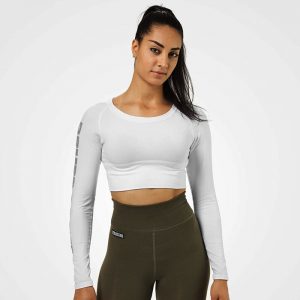 Bowery Cropped LS, White
