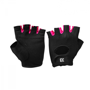 BB Womens Training Gloves, Black/Pink