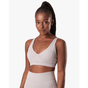 Inhale Sports Bra, Stone