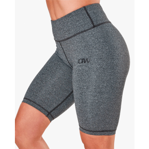 Classic Biker Shorts, Grey Melange
