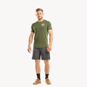 CLN Logg Bamboo T-shirt, Forrest Green