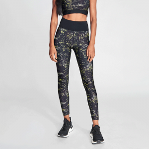 Flattering Keira Printed Tights, Neon Sun Mineral