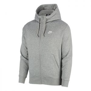 Nike Club Hoodie Full Zip, Grey