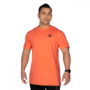 Stanton Oversize Tee, Coral Orange