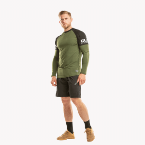 CLN Yoke Bamboo Shirt, Forrest Green