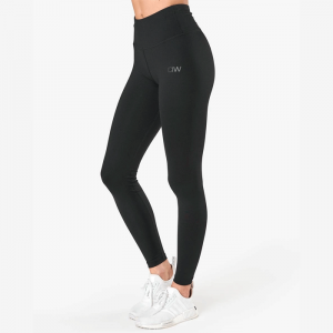 Classic High Waist Tights, Black