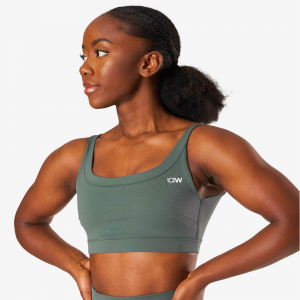 Nimble Sports Bra, Elm Green