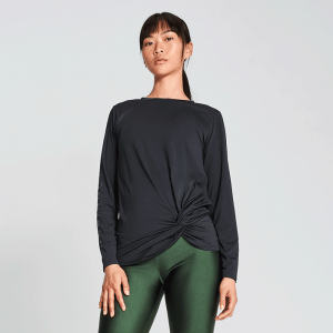 Jolie Knot Long Sleeve, Black