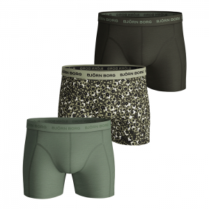 3-Pack Sammy Shorts BB Ditsy Flower, Forest Night