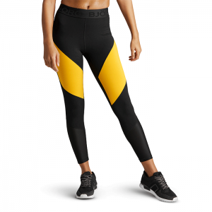 Cadence Blocked Tights, Citrus