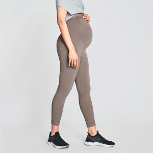 Maternity Seamless Tights, Wood