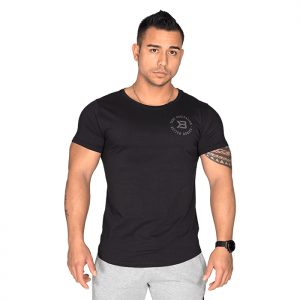 Wide Neck Tee, Black