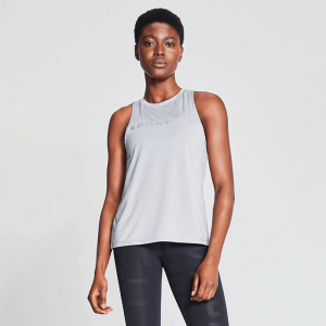 Clara Loose Singlet, Grey Melange