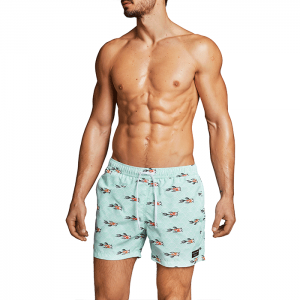 Sylvester Loose Shorts, BB Koi Wave Mint