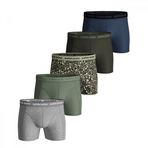 5-Pack Sammy Shorts BB Ditsy Flower, Forest Night