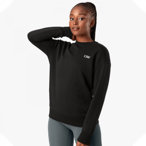Essential Crewneck, Black