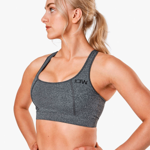 Classic Sports Bra, Grey Melange