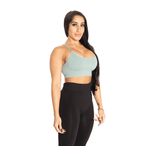 Astoria Seamless Short Bra, Teal Green