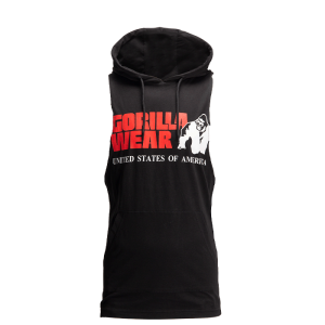 Rogers Hooded Tank Top, Black