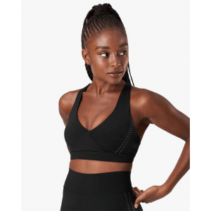 Inhale Sports Bra, Black