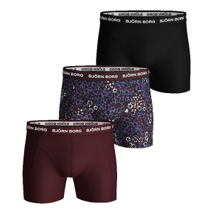 3-Pack BB Ditsy Flower Sammy Shorts, Winetasting