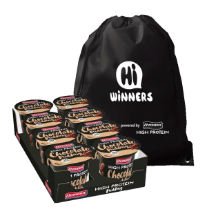 8 x Ehrmann Protein Pudding + Stringbag