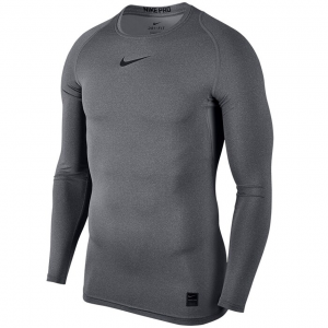 Nike Pro Comp Top L/S, Grey
