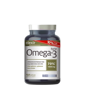 Omega-3 forte 1000 mg, 132 kapselia