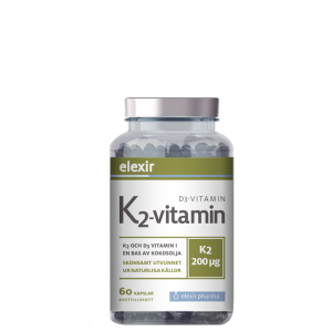 K2+D3 200 mcg, 60 kapselia